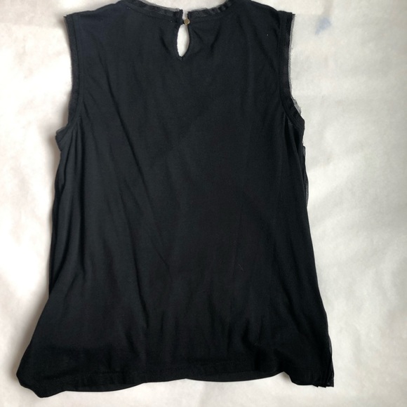 Loft Pleated and Lace sleeveless top - Picture 5 of 6